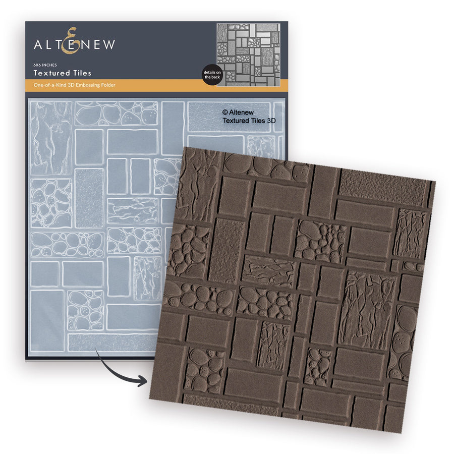 Altenew - Textured Tiles 3D Embossing Folder