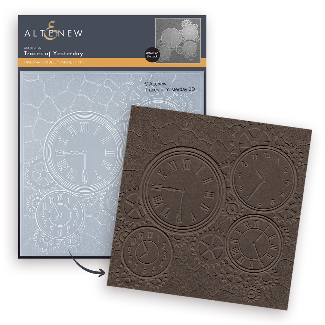 Altenew - Embossing Folder - Traces of Yesterday 3D
