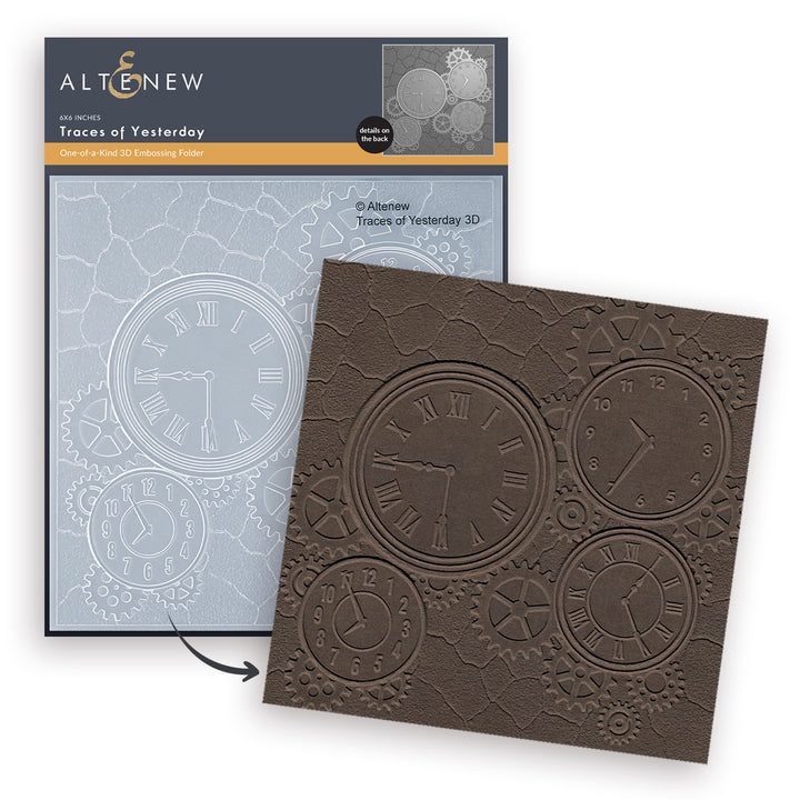 Altenew - Embossing Folder - Traces of Yesterday 3D