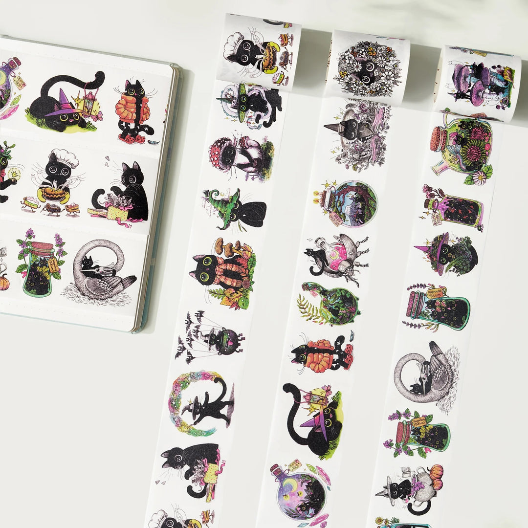 The Washi Tape Shop - Midnight Mischief Washi Tape Sticker Set