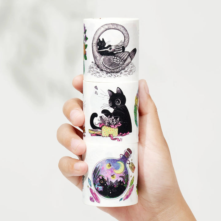 The Washi Tape Shop - Midnight Mischief Washi Tape Sticker Set