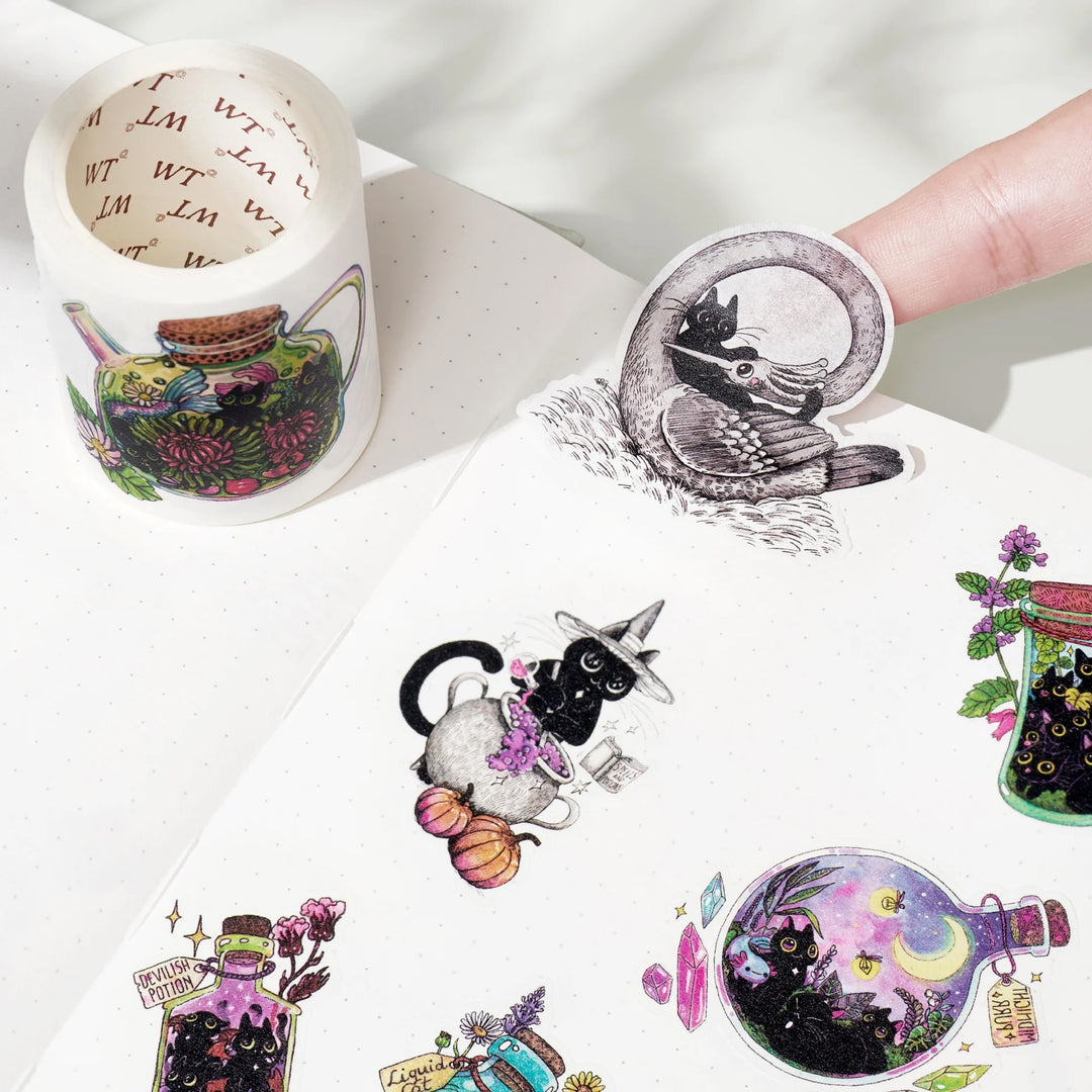 The Washi Tape Shop - Midnight Mischief Washi Tape Sticker Set