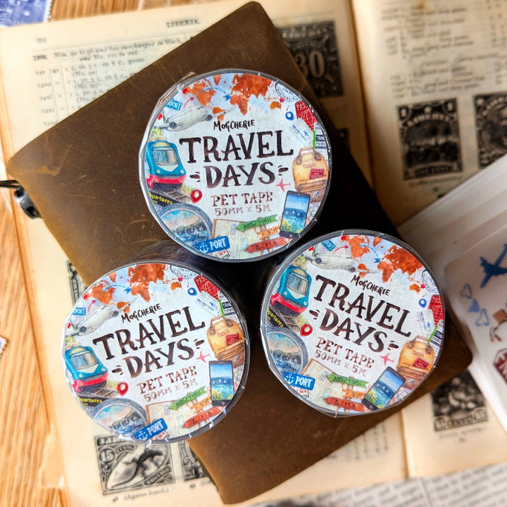 MogCherie - PET Tape - Travel Days 50mm x 5m