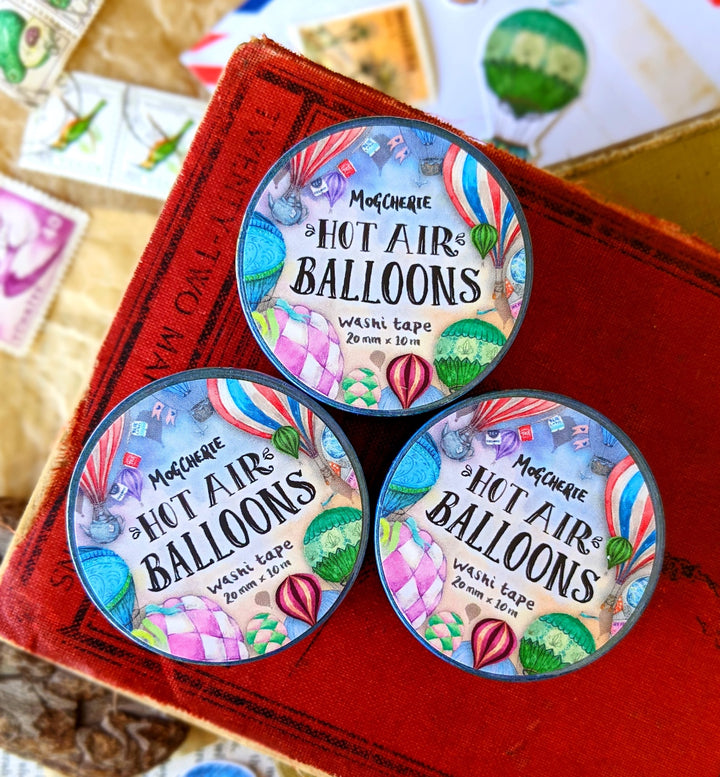 MogCherie - Washi Tape - Hot Air Balloons 20mm x 10m