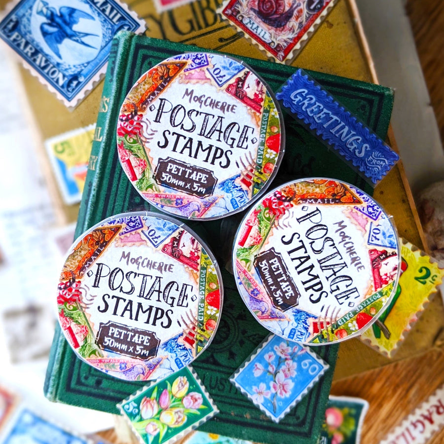 MogCherie - PET Tape - Postage Stamps 50mm x 5m