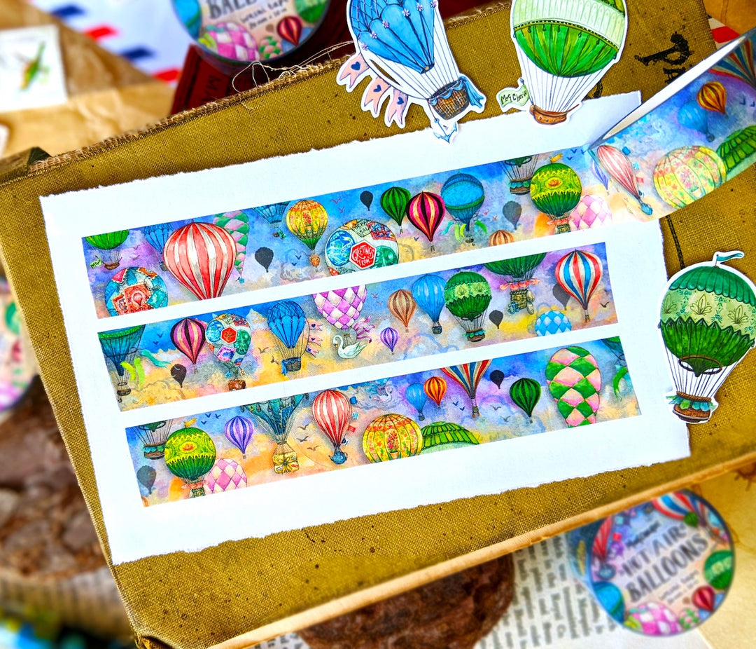 MogCherie - Washi Tape - Hot Air Balloons 20mm x 10m