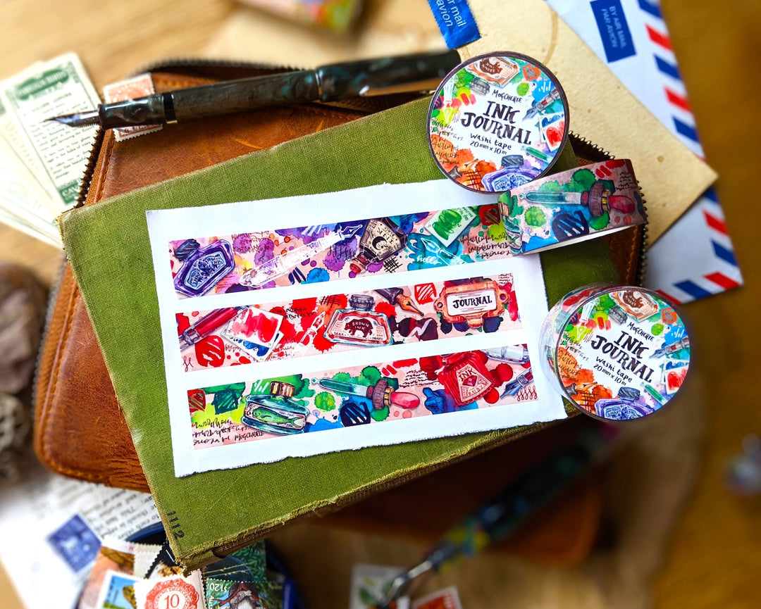 MogCherie - Washi Tape - Ink Journal 20mm x 10m