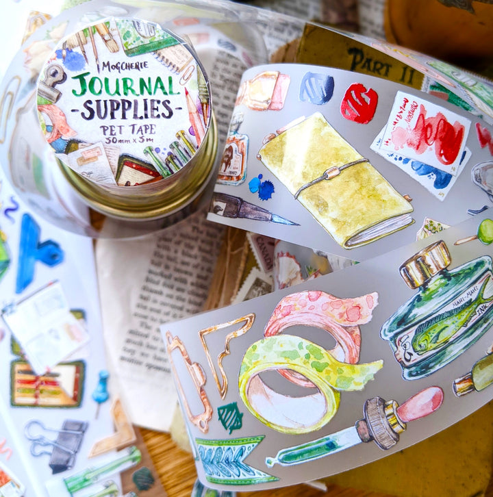 MogCherie - PET Tape - Journal Supplies 50mm x 5m