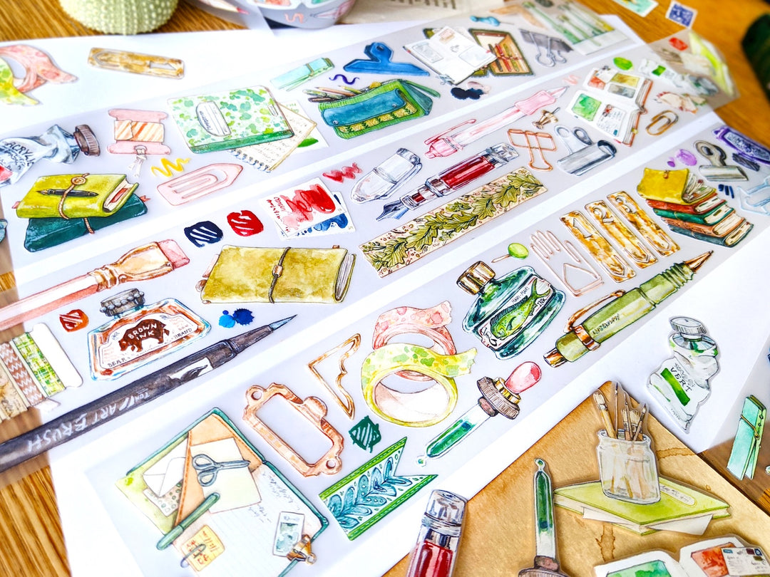 MogCherie - PET Tape - Journal Supplies 50mm x 5m