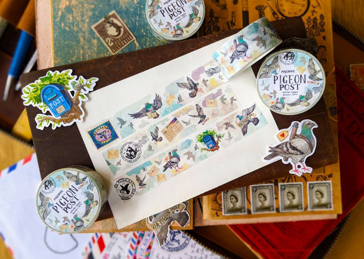 MogCherie - Washi Tape - Pigeon Post 20mm x 10m