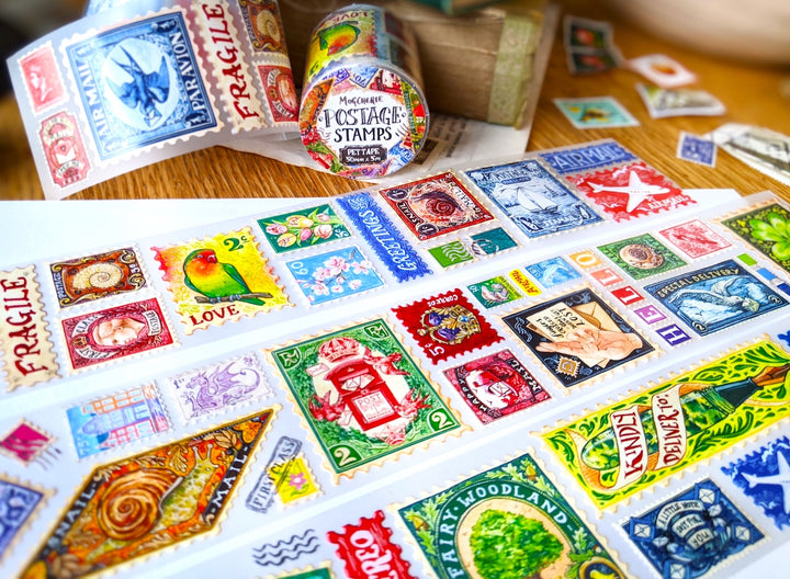MogCherie - PET Tape - Postage Stamps 50mm x 5m