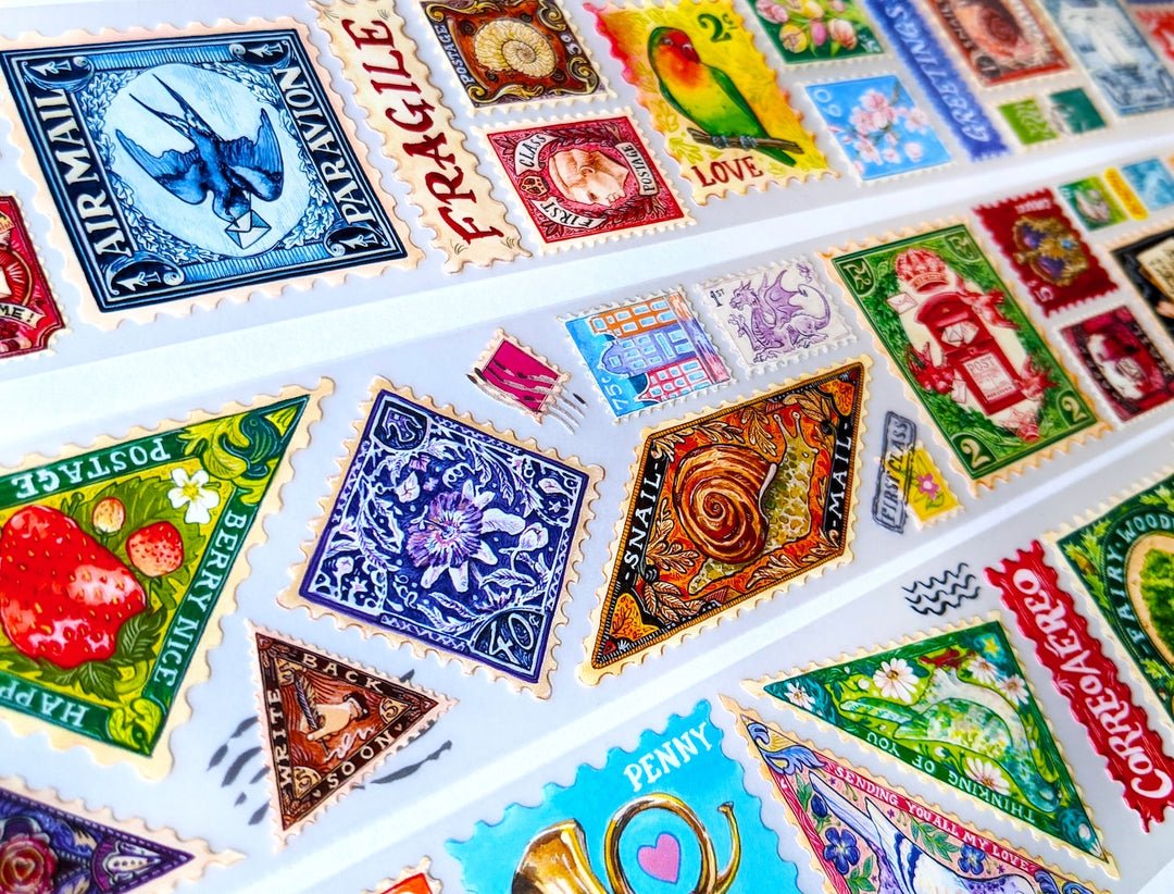 MogCherie - PET Tape - Postage Stamps 50mm x 5m