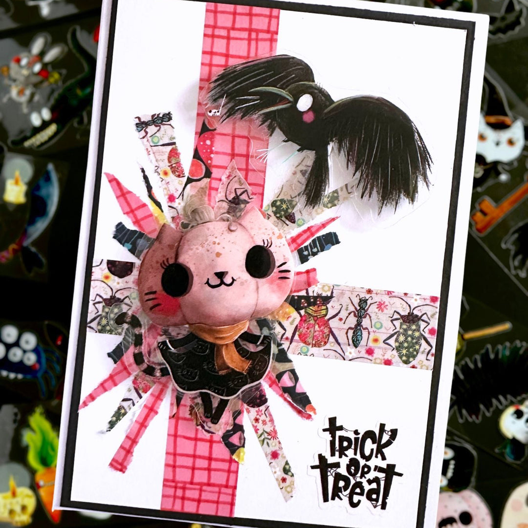 The Washi Tape Shop - Pre-Cut Boogie Boo Wide Washi/PET Tape