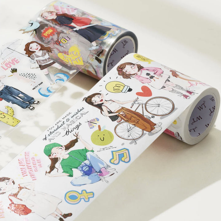 Someday Wide Washi / PET Tape by the washi tape shop  side view