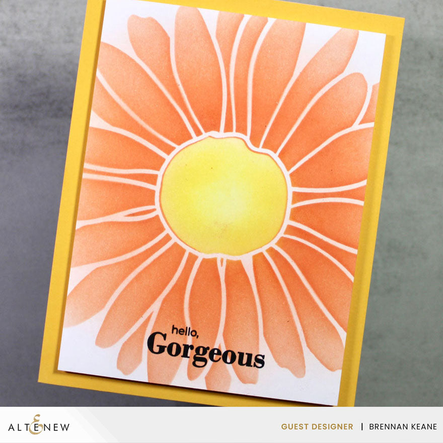 Altenew - Background Stencil - Petal Pop