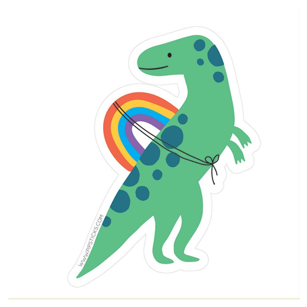 Pipsticks Vinyl Sticker - Rainbow Rider 