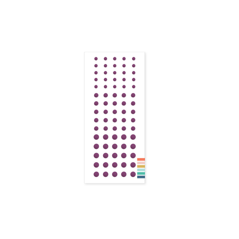 Concord & 9th - Enamel Dots - 2025 Colour Collection - Plumberry