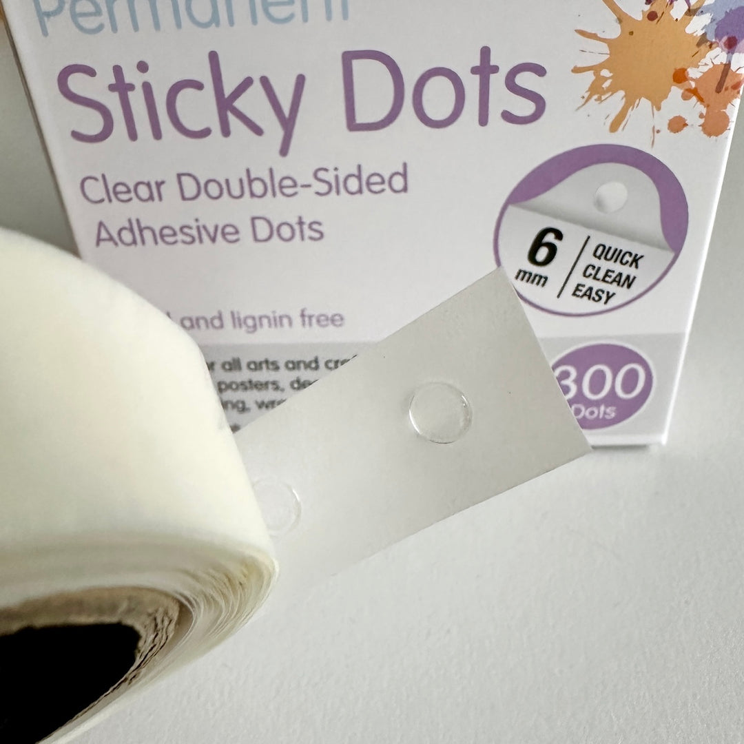 Porta Craft - Sticky Dots  - 6mm/300Pk - Permanent