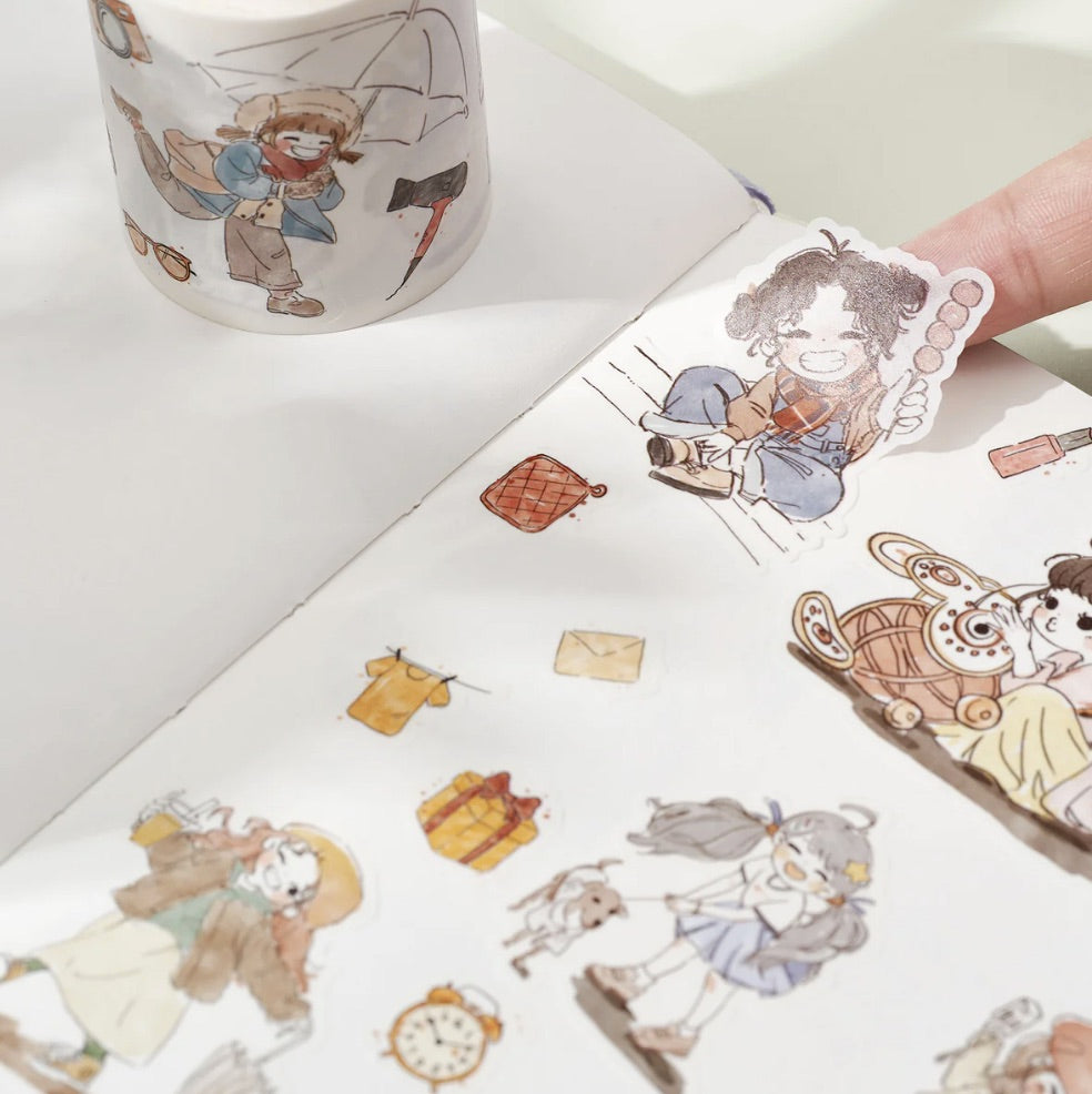 The washi tape shop Reminiscent Washi Tape Stickers