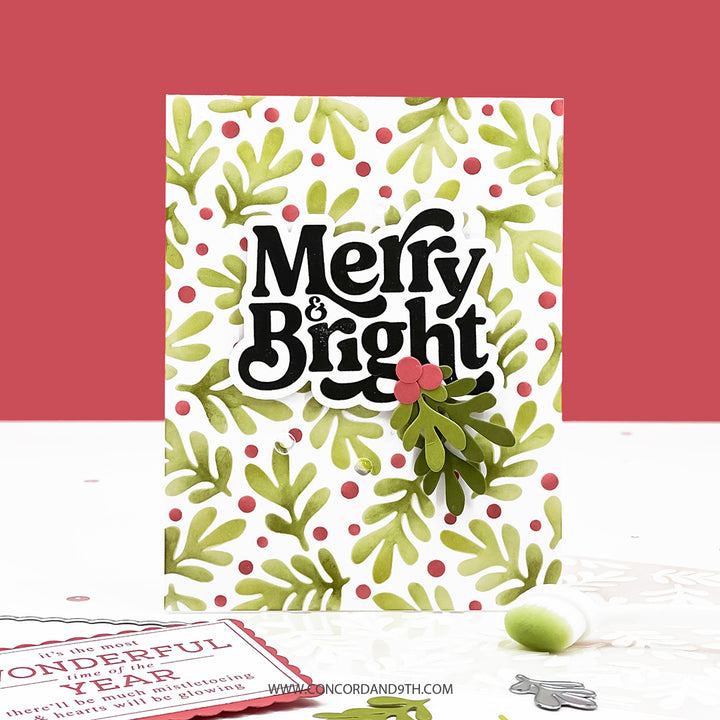 PRE_ORDER ONLY - Concord & 9th - Merry Mix Stencil Pack (6 qty; 6 x 6)
