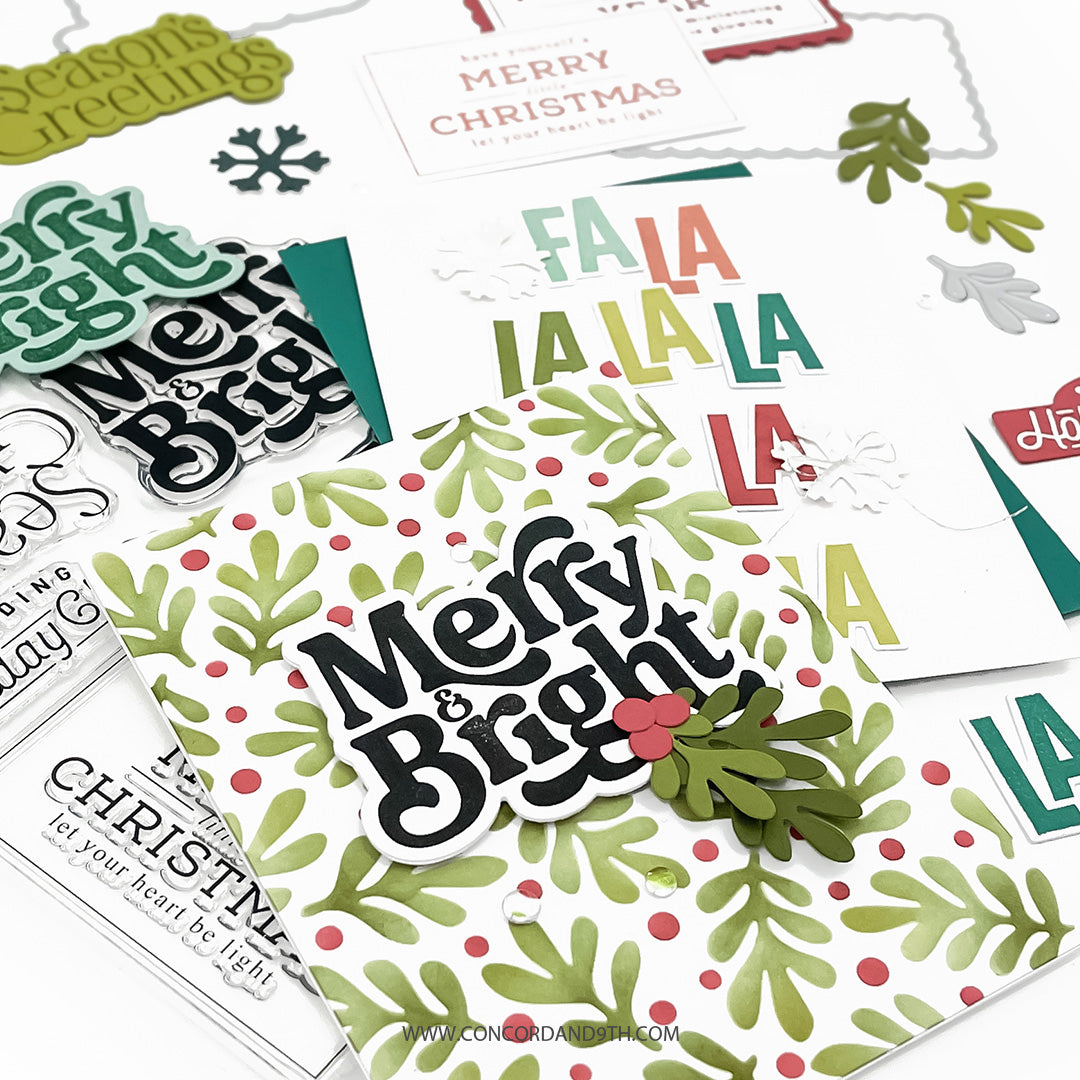 PRE_ORDER ONLY - Concord & 9th - Season's Greetings Stamp & Die Bundle