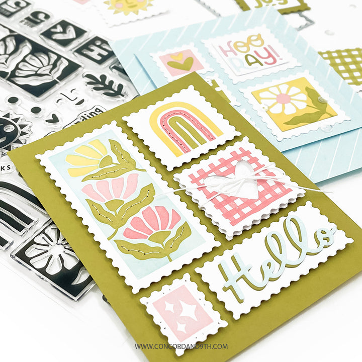 Concord & 9th - Sending Joy Bundle - Stamps & Dies