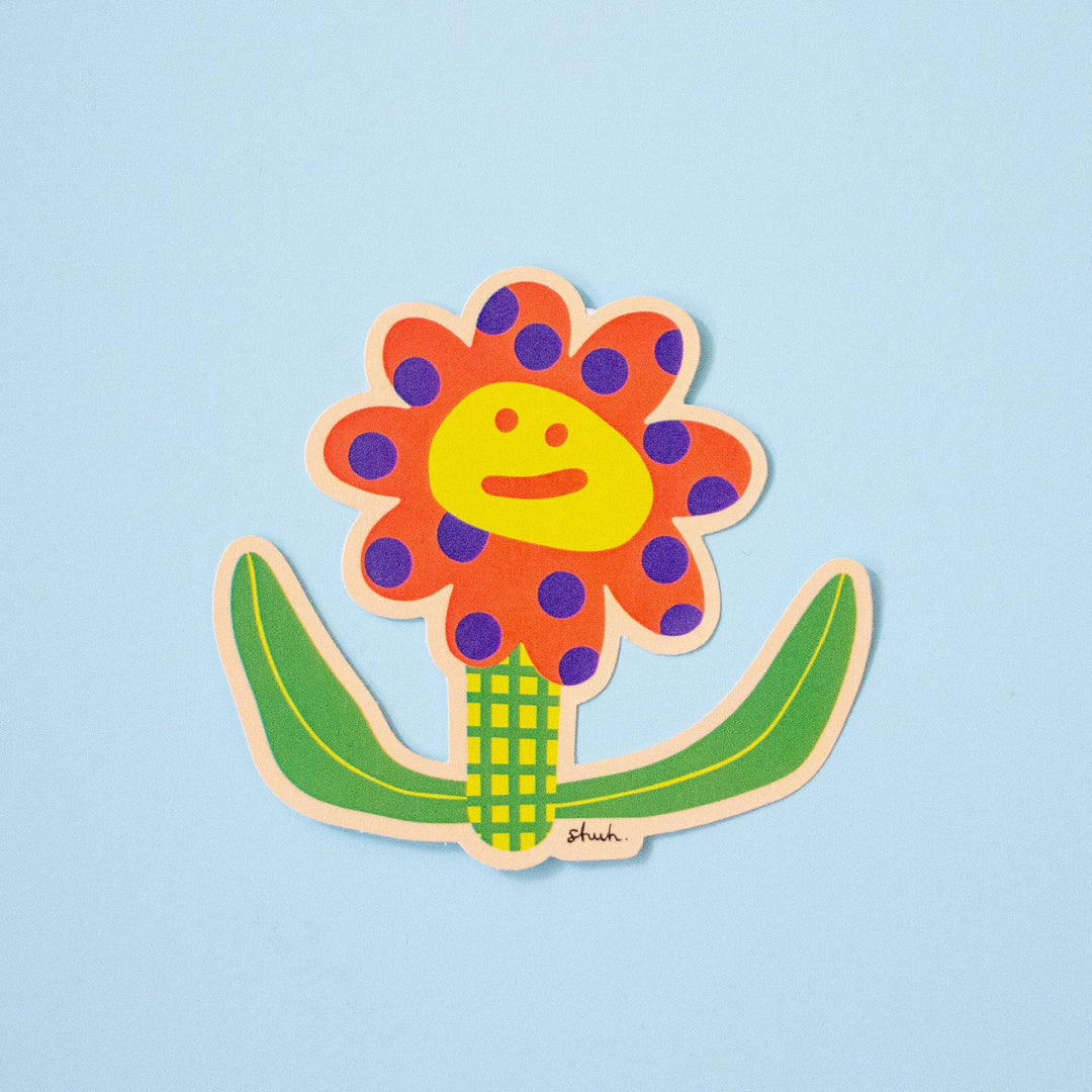 Shuh. Sticker - Betty the flower
