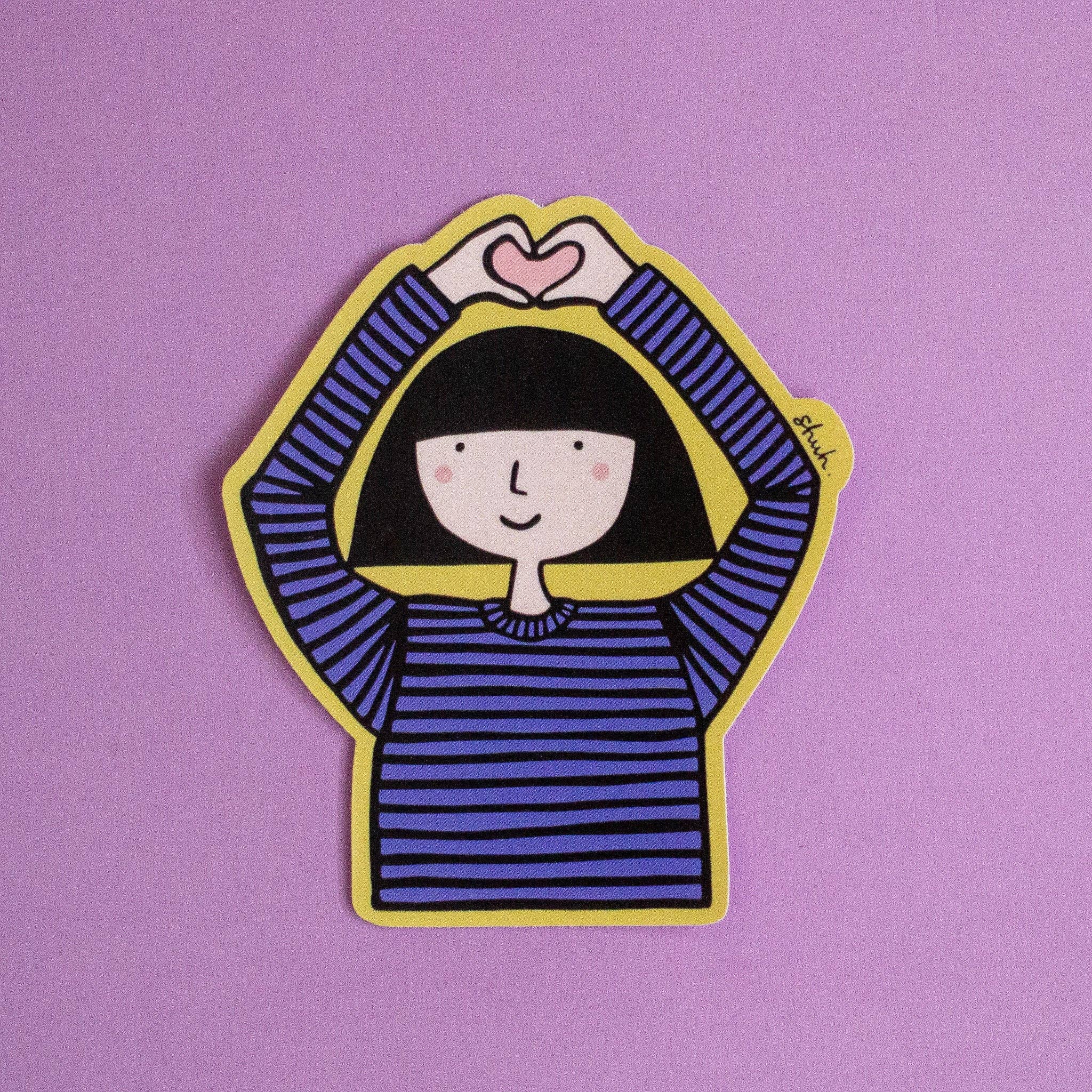 Shuh. Sticker - Sending Love – Hobby Hoppers