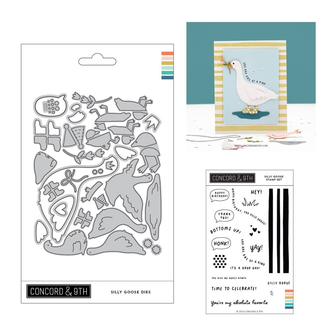 Concord & 9th - Silly Goose Bundle - Stamps & Dies