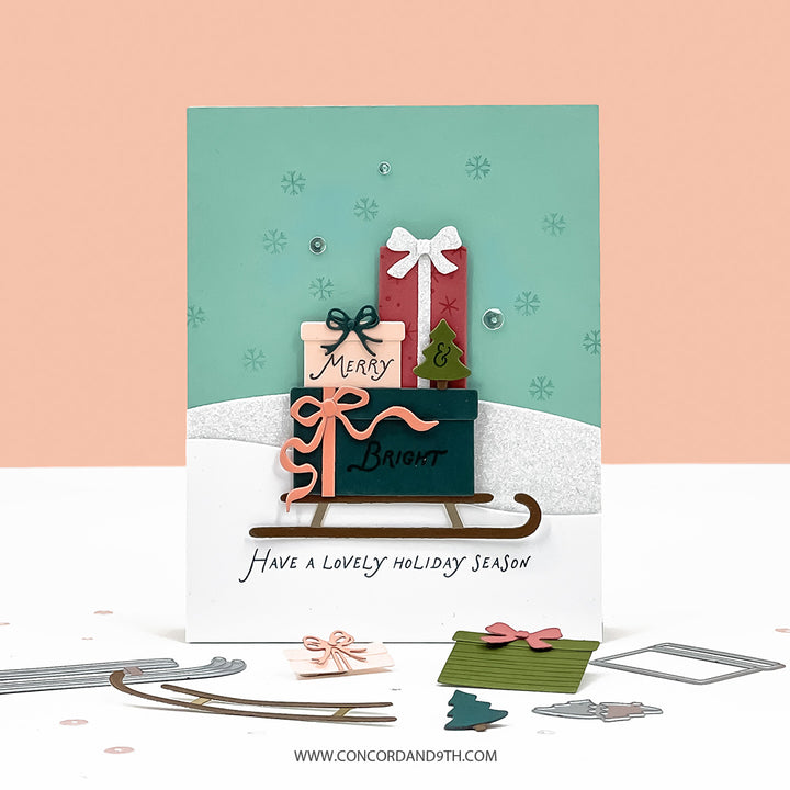 PRE_ORDER ONLY - Concord & 9th - Sleigh Full of Cheer Stamp Set (4 x 6)