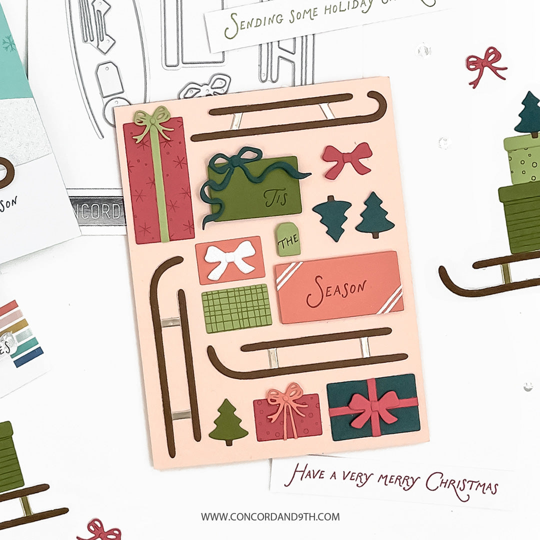 PRE_ORDER ONLY - Concord & 9th - Sleigh Full of Cheer Stamp Set (4 x 6)