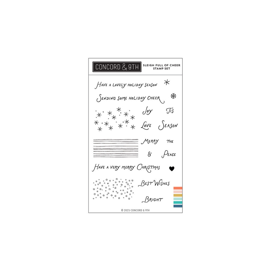 Concord & 9th - Triple-step Evergreen Stamp Set (4 x 8)