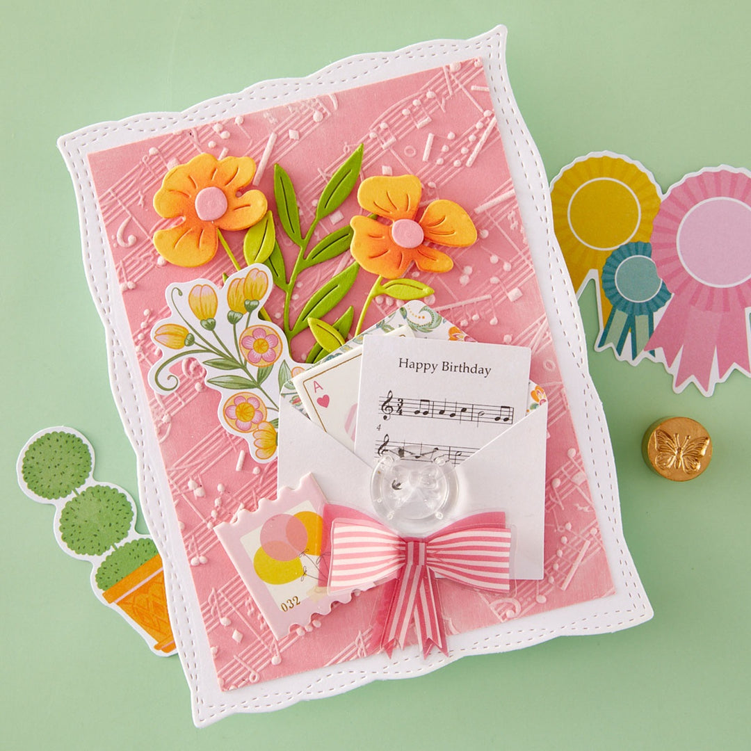 Spellbinders - Embossing Folder - Favourite Song