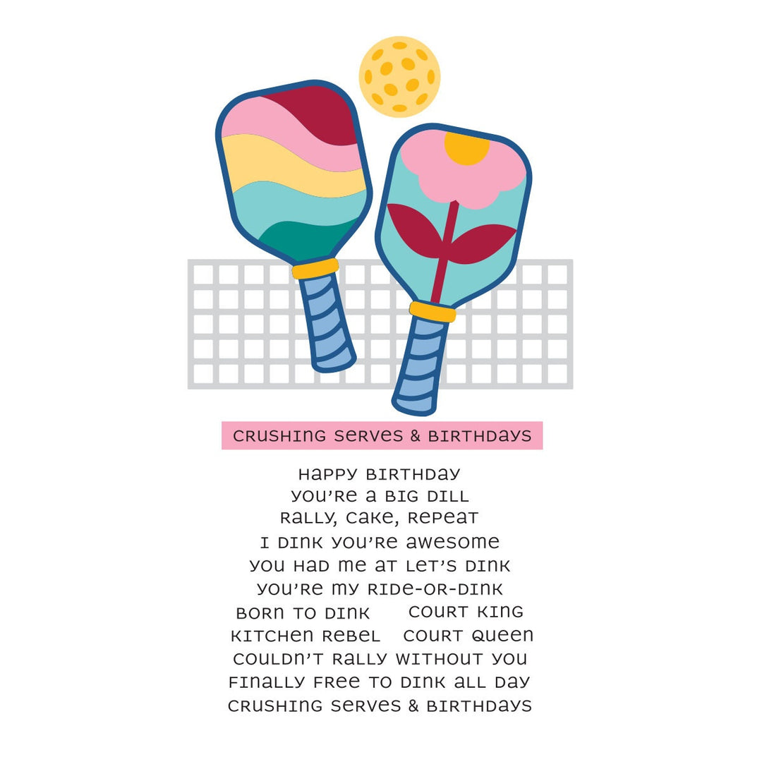 Spellbinders - Stamp & Die Set - This is life, Born to Dink