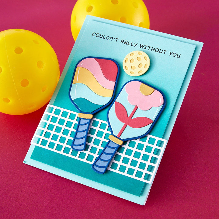 Spellbinders - Stamp & Die Set - This is life, Born to Dink