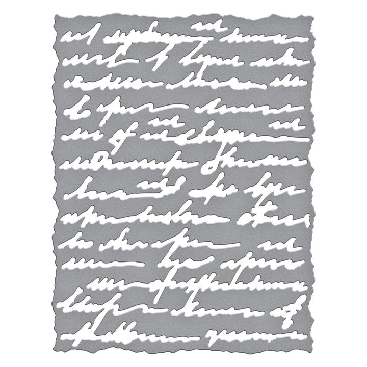 Spellbinders - Deckled Edge Script Die