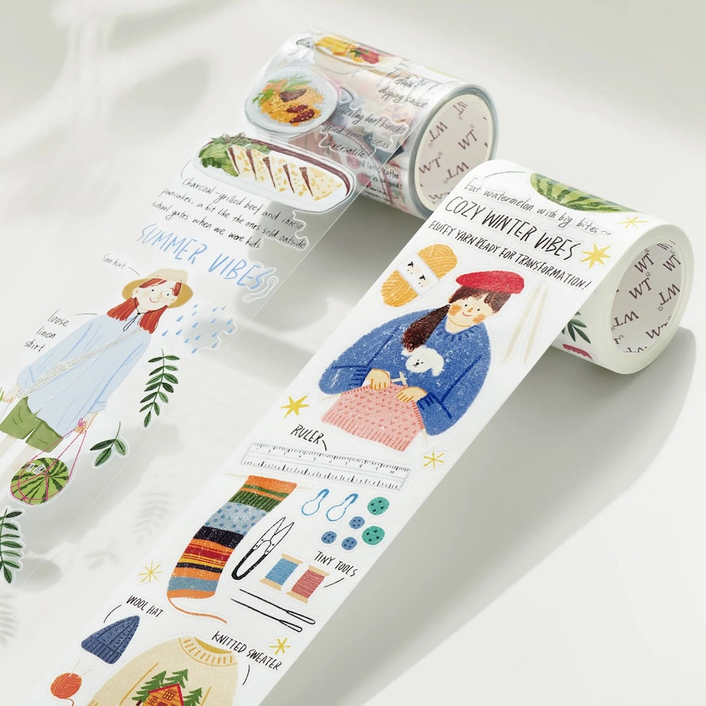 Pre-cut Ordinary Day Wide Washi/PET Tape