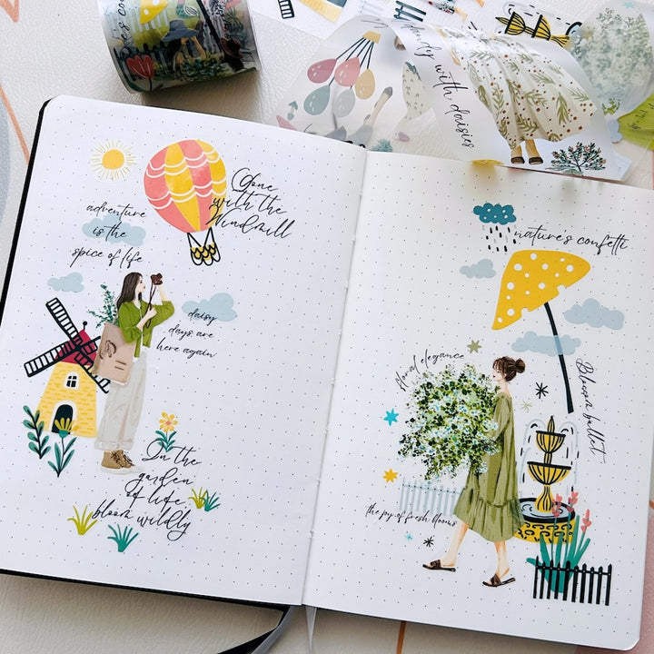 Tranquil Moments in Rotterdam Wide Washi Tape journal