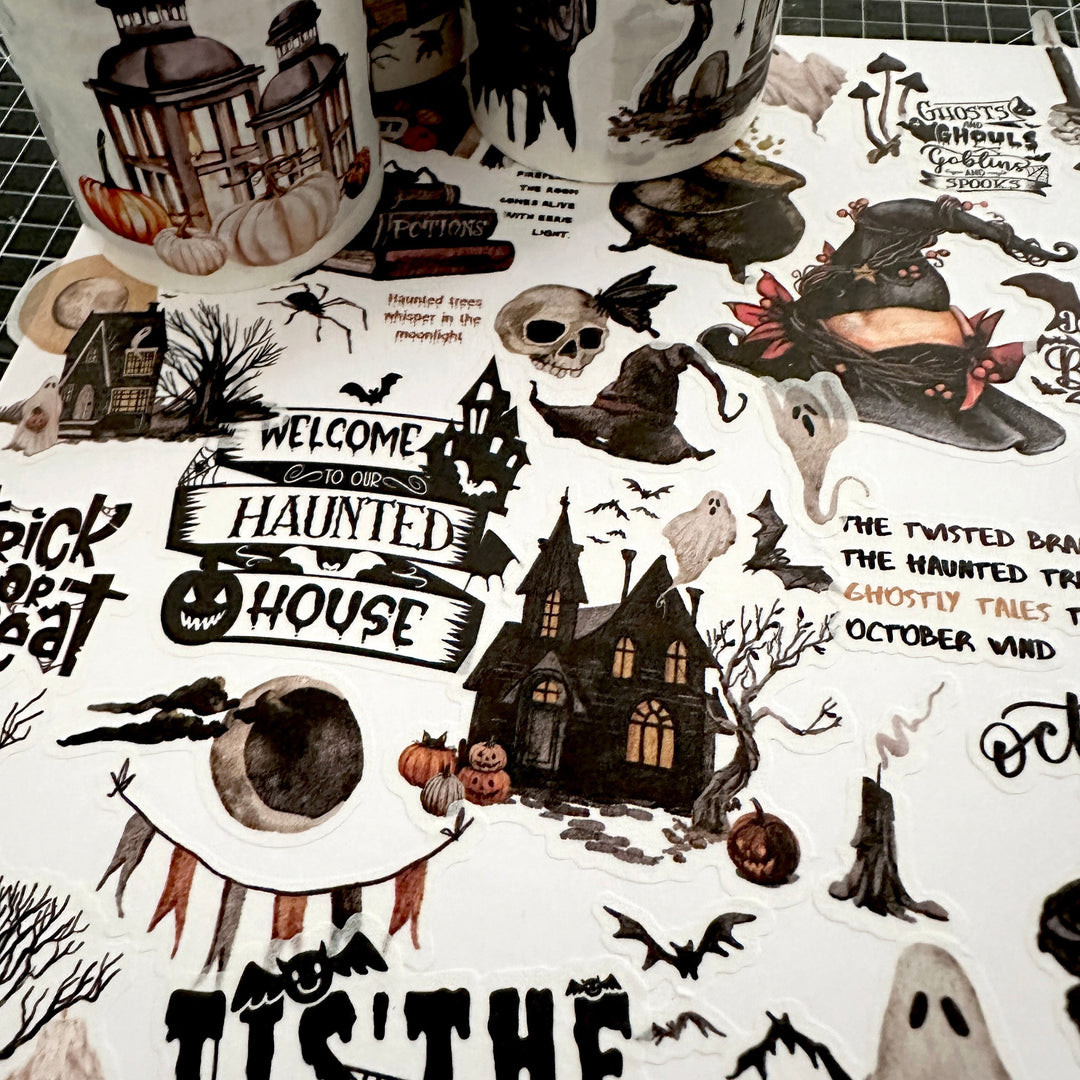 The Washi Tape Shop - Haunted House Washi Tape Sticker Set