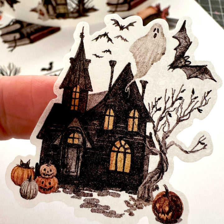 The Washi Tape Shop - Haunted House Washi Tape Sticker Set