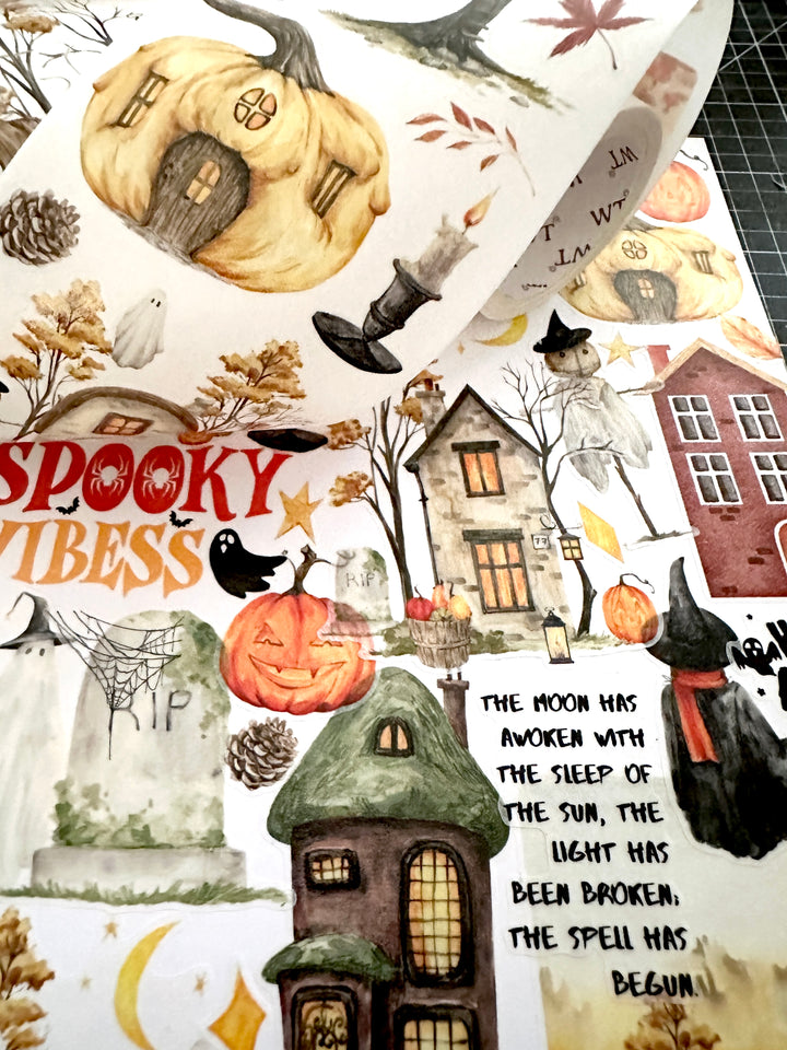 The Washi Tape Shop - Pre-cut Haunted Harvest Wide Washi/PET Tape