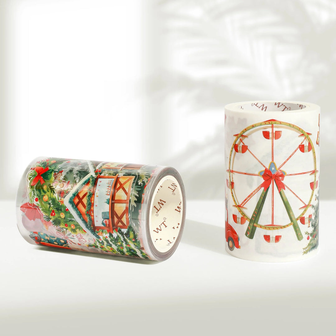 the washi tape shop pre cut christmas market wide washi pet tape rolls