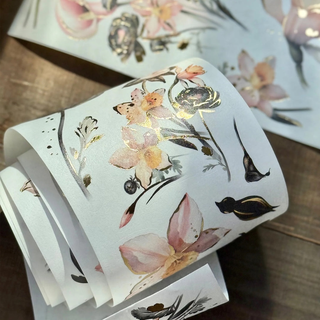 The Washi Tape Shop - Auric Rose Washi Tape Sticker Set