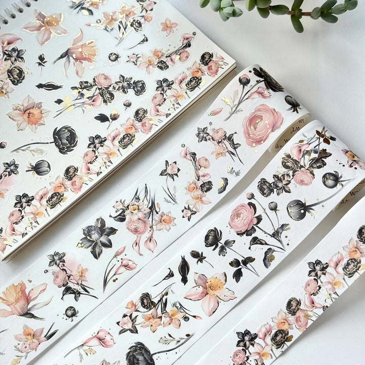 The Washi Tape Shop - Auric Rose Washi Tape Sticker Set
