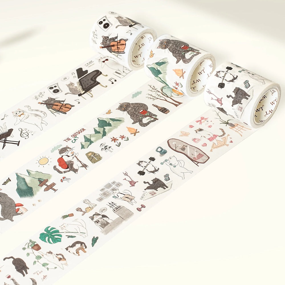 The Washi Tape Shop - Neko - Washi Tape Sticker Set