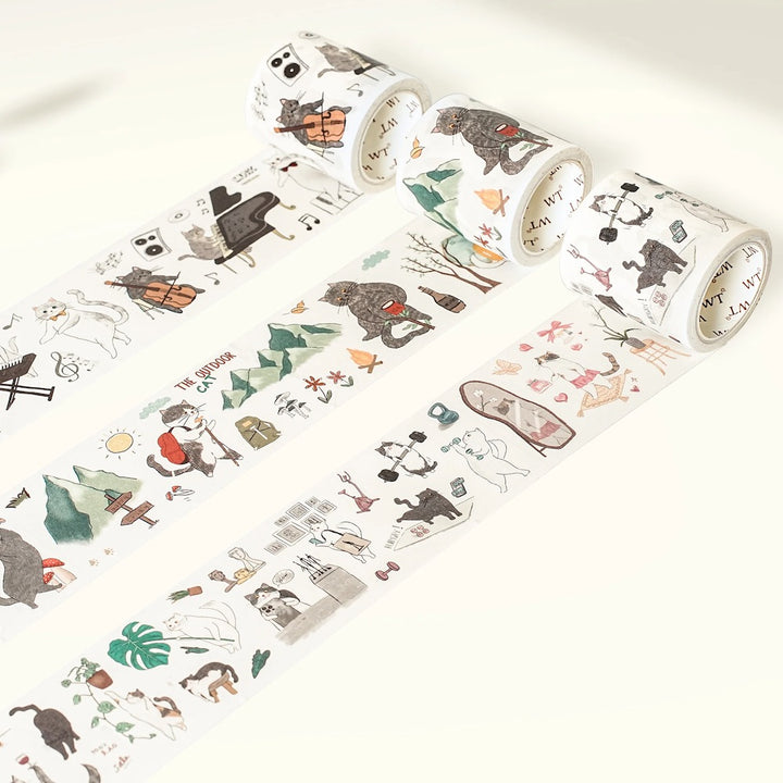 The Washi Tape Shop - Neko - Washi Tape Sticker Set