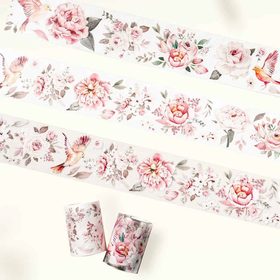 the washi tape shop pre cut pink velvet wide washi pet tape
