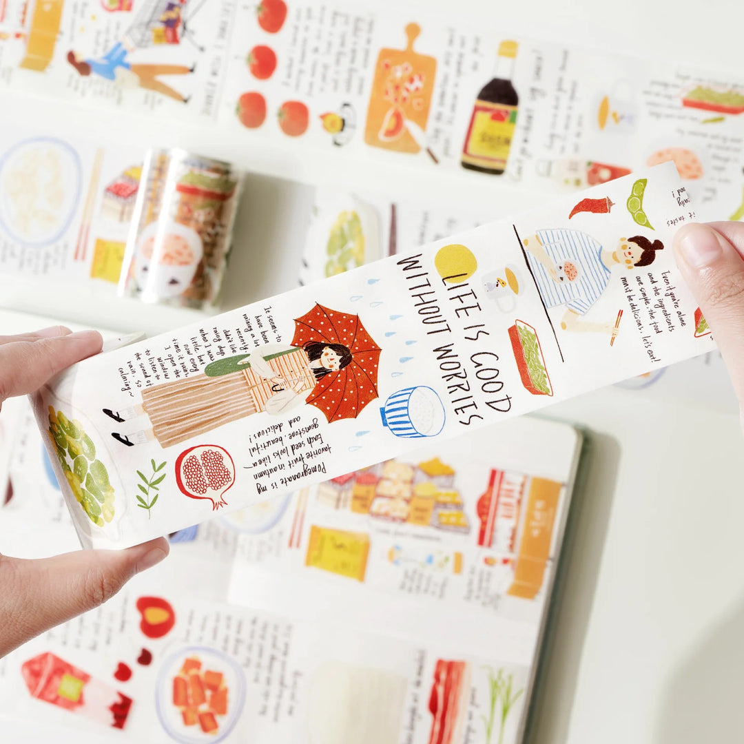 The Washi Tape Shop - Pre-cut Dinner Time Washi/PET Tape