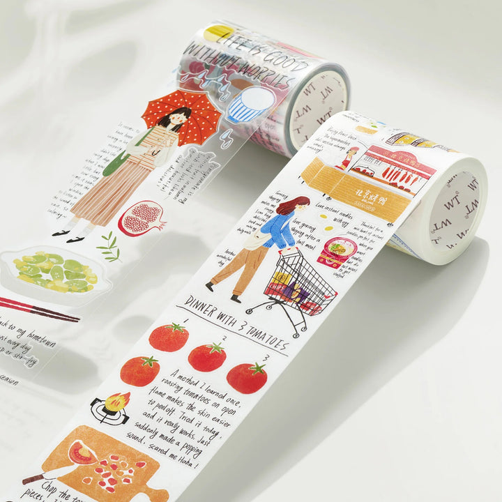 The Washi Tape Shop - Pre-cut Dinner Time Washi/PET Tape