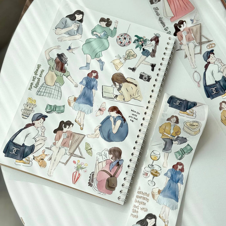 The Washi Tape Shop - Pre-cut Letter to my self Washi/PET Tape